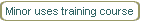 Minor uses training course